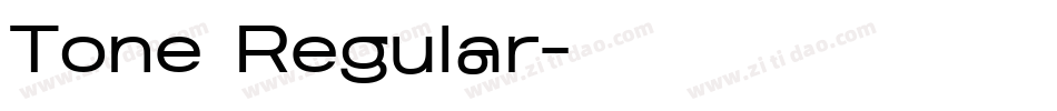 Tone Regular字体转换